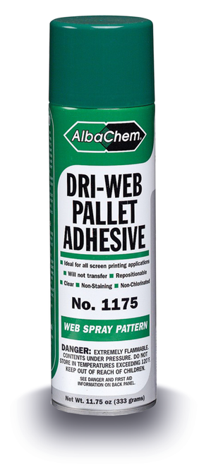 AlbaChem® DRI-WEB Pallet Adhesive – Web Spray Adhesive for Screen Printing #1175