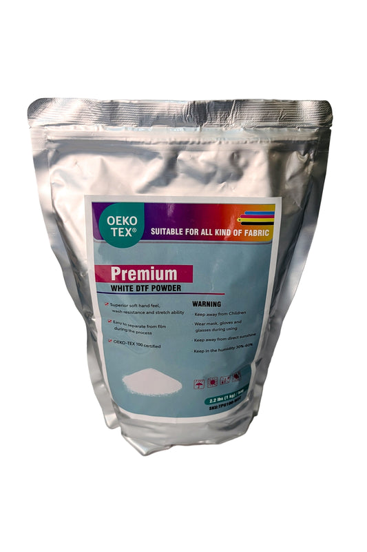 White DTF Powder – TPU Hot Melt Adhesive Powder 55 lbs