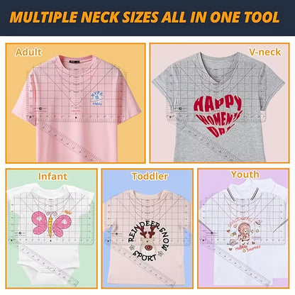 T-shirt Alignment Ruler Guide