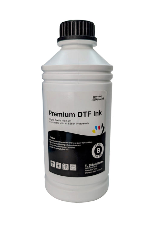 Premium DTF Ink — Textile Pigment Ink 1L/Bottle
