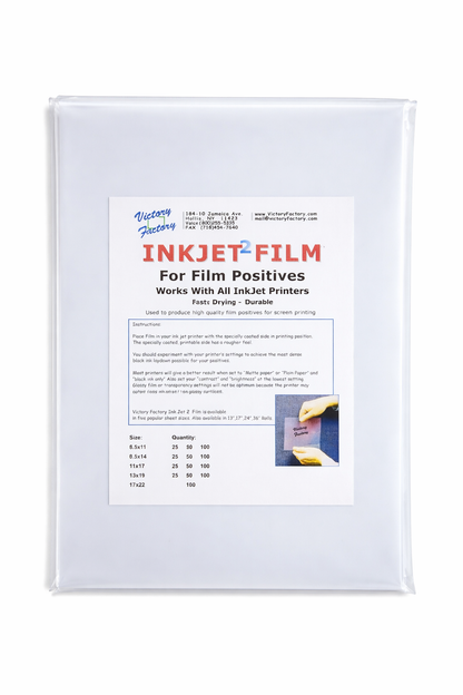 Victory Factory Inkjet Film Sheets