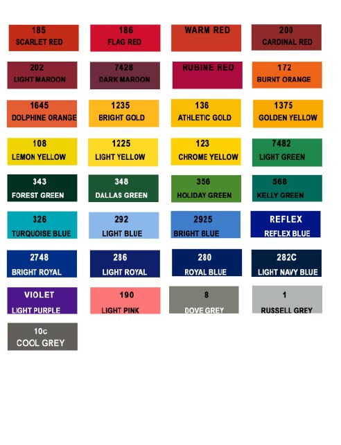 PMS Custom Color Plastisol Bio Ink