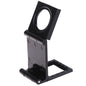 10X 28mm Folding Magnifier Stand Loupe with Scale | Textile & Jewelry Inspection Tool