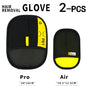 Pet Hair Remover Gloves Electrostatic for Cats Dogs, Reusable Washable Grooming Glove with 2-in-1 Lint Roller Brush - Safe Non-T