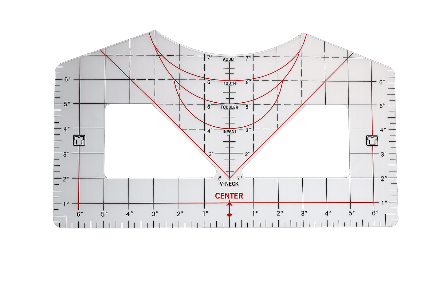 T-shirt Alignment Ruler Guide