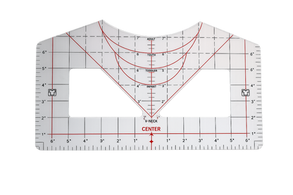 T-shirt Alignment Ruler Guide
