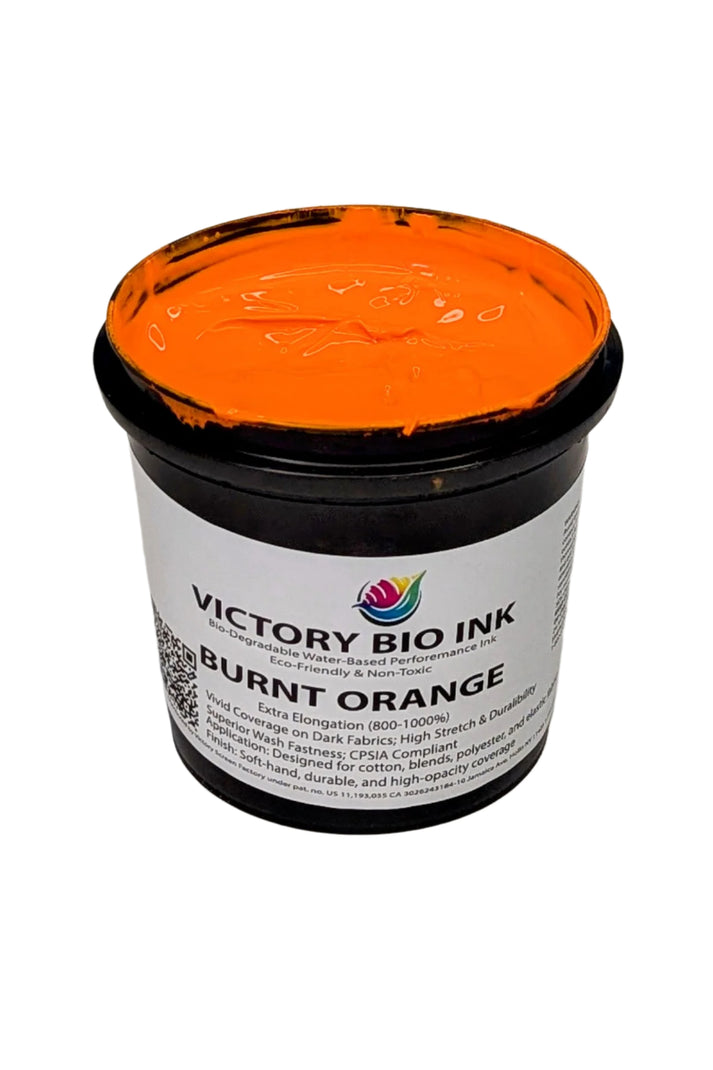 Burnt Orange Victory Bio Ink Water Base – Victory Screen Factory