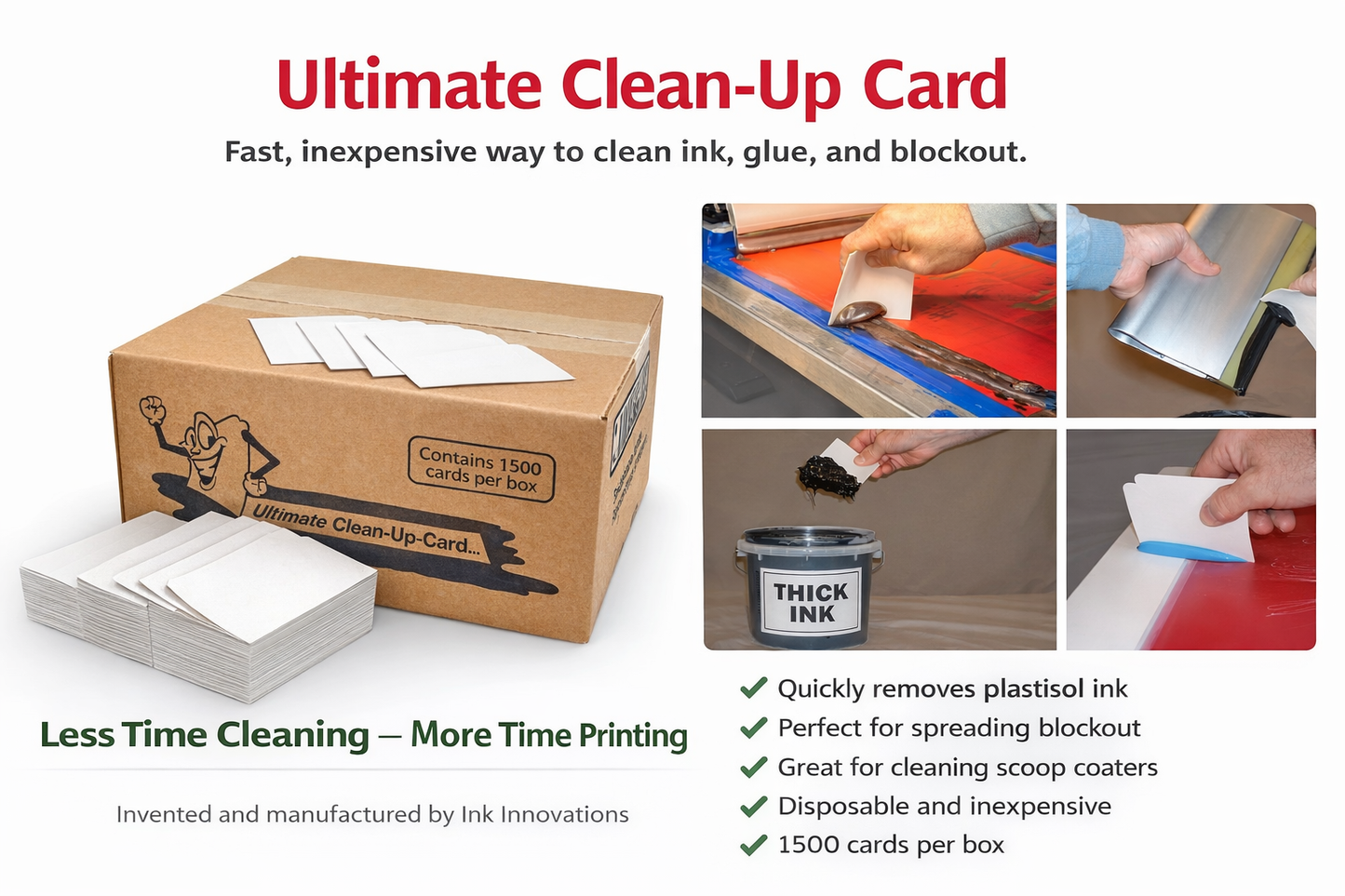Ulitmate Clean-Up-Cards