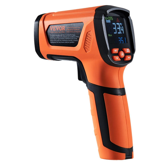 Infrared Thermometer, -40~2732°F Dual Laser Temperature Gun Non-Contact, Handheld IR Heat Temperature Gun with Adjustable Emissivity for Metal Smelting/Cooking/Pizza Oven/Engine(Not for Human)