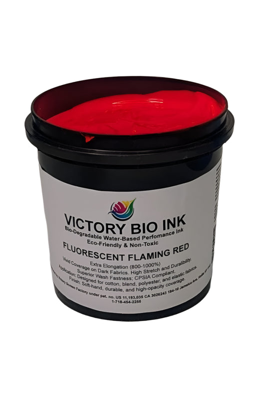 Victory Bio Water Based Fluorescent Ink - Flaming Red