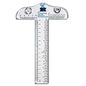 7.87-Inch Transparent Acrylic T-Square Ruler
